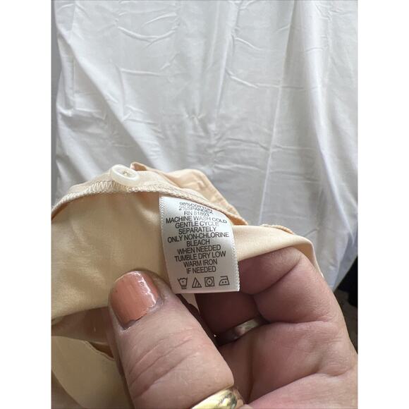 GILI Got It Love It Shirt Top Blouse Plus Size 18W Womens Peach - Picture 8 of 9